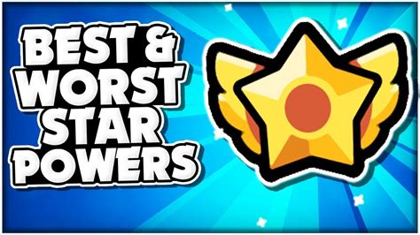 Brawl stars daily tier list of best brawlers for active and upcoming events based on win rates from battles played today. The BEST and WORST Star Powers In Brawl Stars! - Star ...