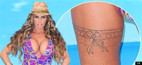 Yesstyle's growing collection of fake tattoos come in assorted designs and waterproof versions that are easy to. Katie Price Shows Off New Thigh Tattoo At Launch Of New ...