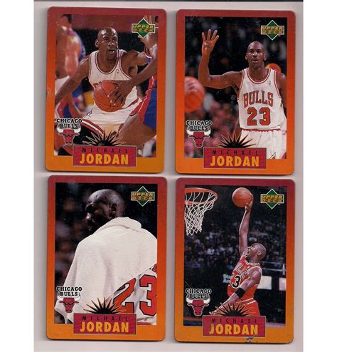It has been kept in a safe in click to see the michael jordan card auctions with the most bids. Set of (4) 1996 Upper Deck Michael Jordan All Metal Cards