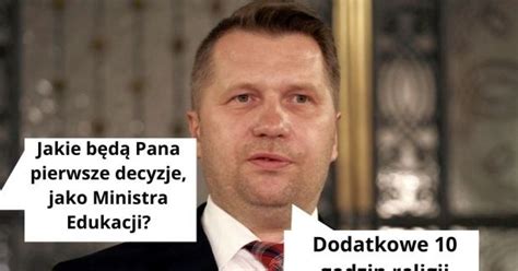 Czarnek krytykuje nakłanianie do nielegalnych demonstracji w dobie pandemii. Szkoda, że nie mam dzieci, bo wysłałbym je do szkoły ...