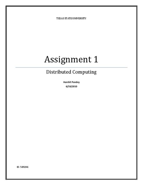 This article examines what makes a collaborative distributed computing project successful. 35879267 Distributed Computing Assignment 2 | Routing ...