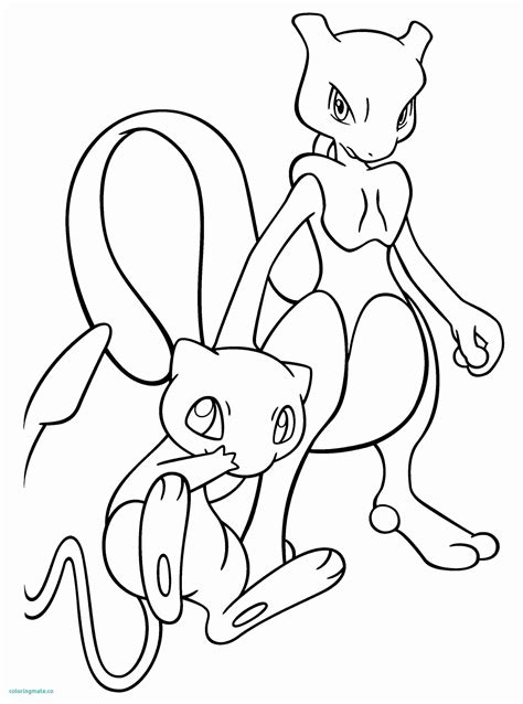 Mega mewtwo x coloring page. Pokemon Mewtwo Coloring Pages - Through the thousand ...