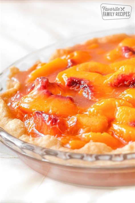 This Peach Pie is made with the perfect pie crust. It's so buttery and ...
