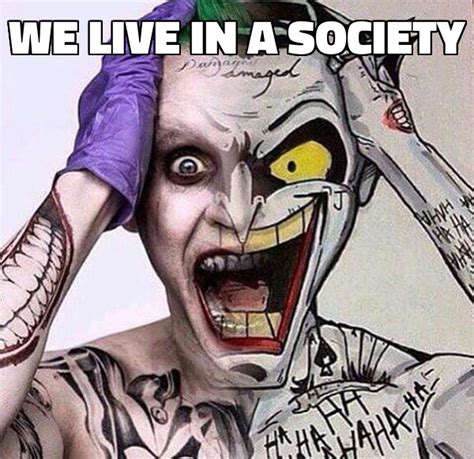 We live in a society. 