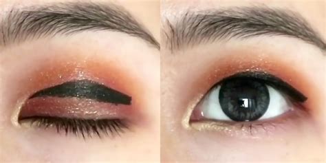 Jen is using eyeliner in a subtle way to accentuates and highlight her eyes. Why "Floating Eyeliner" Is the Best Trick for Hooded Eyelids — How to Apply Eyeliner on Monoli ...