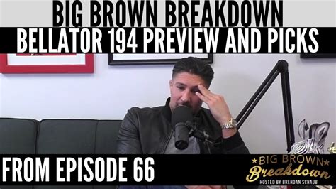 We would like to show you a description here but the site won't allow us. Brendan Schaub's Bellator 194 Preview and Predictions - YouTube