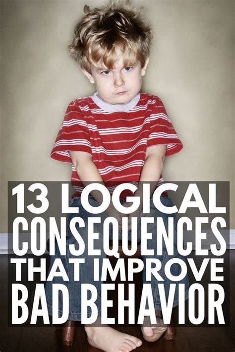 How to Discipline a Child: 13 Logical Consequences that ...