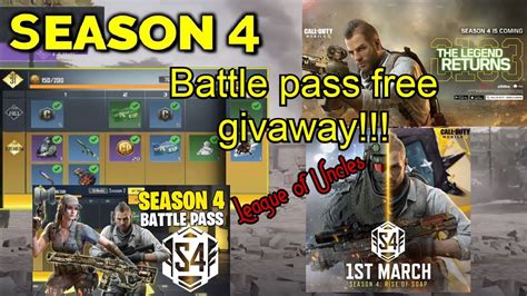 Premium battle pass price is 560 cp; Givaway Battle pass for CODM season 4|| Solo vs squad একটি ...