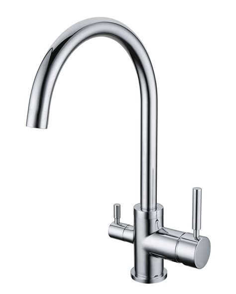 3 way kitchen filter mixer sink tap with pure water ,chrome 360° swivel faucet. Hommix Verona Chrome 3 Way Tap (Triflow Tap) Slim Line ...