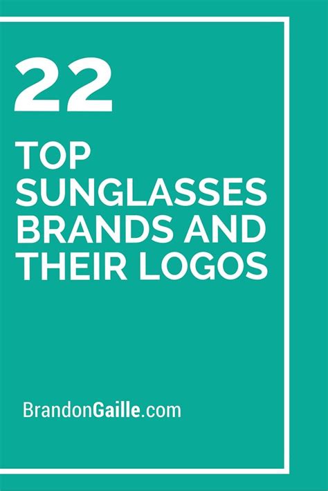 Maybe you would like to learn more about one of these? List of 22 Top Sunglasses Brands and Their Logos (With ...