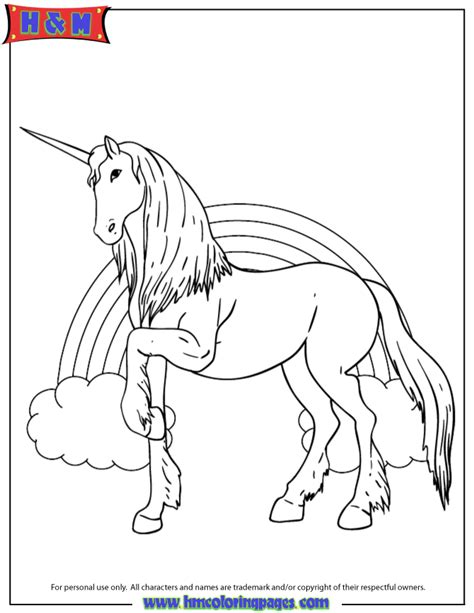 Rainbows are one of the most sought after subjects for children's coloring pages with parents throughout the world often looking for printable online rainbow coloring sheets. Unicorn Rainbow Coloring Pages - Coloring Home