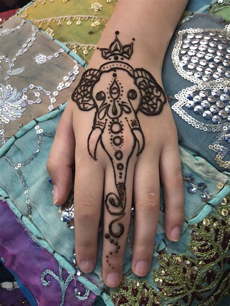 But very pleased with how this came out. elephant hand henna | Hand henna, Henna hand tattoo, Hand ...