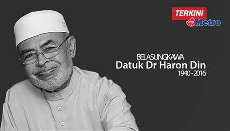 Artikel ini berisi kumpulan ucapan doa untuk orang meninggal yang indah dan mengharukan. Perginya seorang permata, Datuk Dr Haron Din meninggal ...