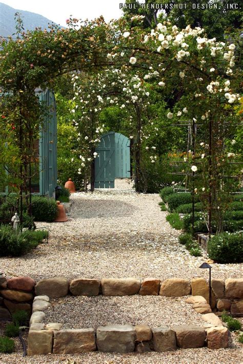 Gravel should be a subdued color to complement the quiet elegance of the japanese garden. paulhendershotdesign: " Pea gravel garden path Paul ...