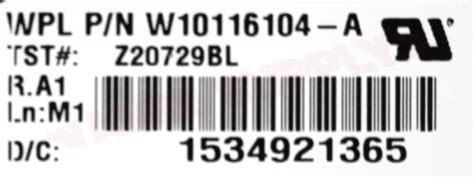 You can select a build order from a. WPW10116104 : Whirlpool Range Oven Membrane Switch, Black ...