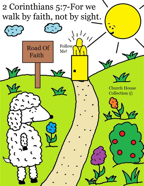 With sermons4kids, you get tons of free children's sermons with object lessons, children's activities, bible coloring pages, games, and crafts. Church House Collection Blog: 2 Corinthians 5:7 For We ...