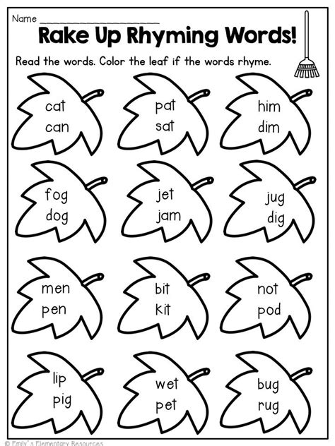 Free worksheets and more since 2001. Fall first grade reading & writing printables! $ | First ...