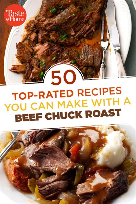 Very good 4.5/5 (4 ratings). 50 Top-Rated Recipes You Can Make with a Beef Chuck Roast ...