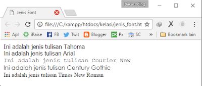 Html adalah kepanjangan atau singkatan dari hyper text markup language. Kode HTML Untuk Merubah Huruf, Ukuran, Warna dan Jenis Font | SAKA DOCI