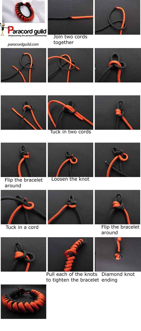 Instructions for you to closely follow: Snake knot paracord bracelet - Paracord guild