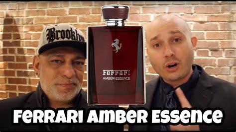 Top notes are red apple, plum, lime and bergamot BEST AMBER FRAGRANCE- Ferrari Amber Essence fragrance/cologne review with Carlos - YouTube