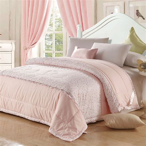 The best comforter set can add a really special note to your bedroom. Aliexpress.com : Buy Hot Selling ,Pink Quilt Summer Queen ...