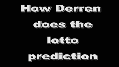 Alabama is one of the states where lotteries are not allowed. Derren Brown - Lottery prediction explained ... + *Proof ...