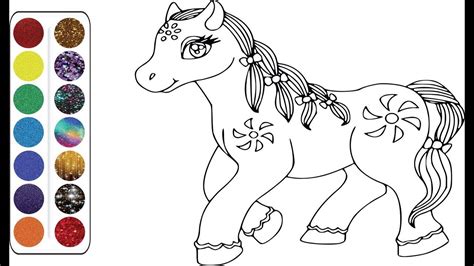 Kuda dapat ditunggangi oleh manusia dengan. Gambar Kuda Poni Untuk Mewarnai | Mewarnai cerita terbaru lucu, sedih, humor, kocak, romantis