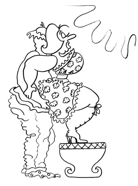 Pin on stoner shit awesome dirty coloring pages for adults free to print and color fantasy. The Squat Balance Fun Sexy Coloring Pages for Adults from