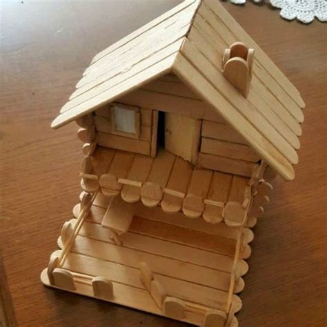 Kerajinan tangan dari stik es krim sarungpreneur contoh sederhananya adalah miniatur rumah perabotan rumah tangga burung serta bentuk bentuk lain yang bisa ditiru dengan mudah berikut. Contoh Gambar Rumah Dari Stik Es Krim - Info Terkait Gambar