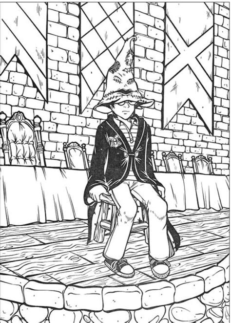 You can easily print or download them at your convenience. Harry Potter Sat Alone Coloring Pages | Harry potter ...