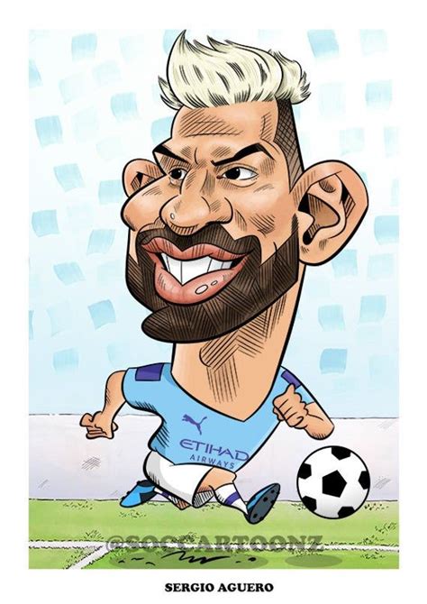 Aguiro's channel, the place to watch all videos, playlists, and live streams by aguiro on dailymotion. Sergio Aguero (Manchester City) - Football Caricature Art ...