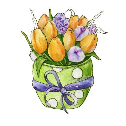 He made this wildflower bouquet out of flowers near our home. Wildflower Bouquet Drawing | Free download on ClipArtMag