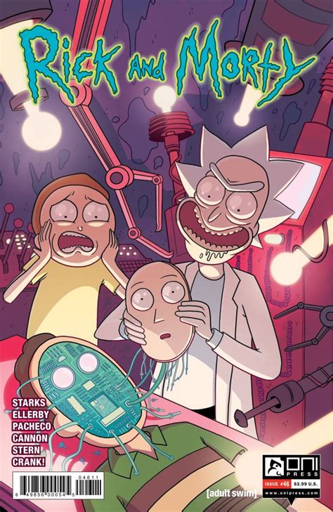 Fecha de primera emisión dec. ComicList Previews: RICK AND MORTY #46