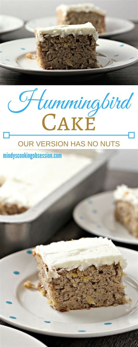 We did not find results for: Hummingbird Cake (without nuts) - Mindy's Cooking ...