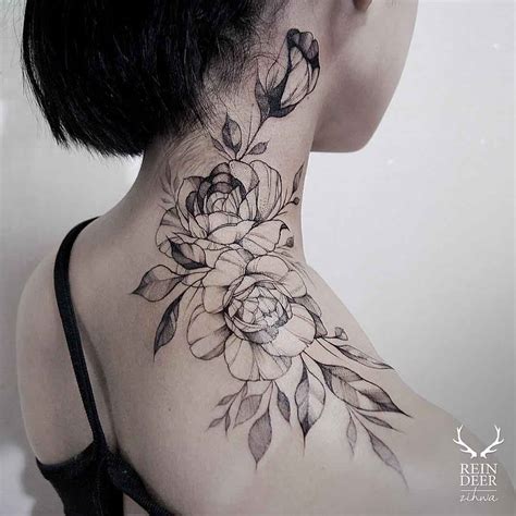 Which is looking so much cute. Rose Tattoo on Neck | Best Tattoo Ideas Gallery