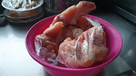 Defrosting chicken at a cool temperature in the refrigerator is the safest method. HOW TO DEFROST MEAT IN MICROWAVE??/ HOW TO USE DEFROSTING ...