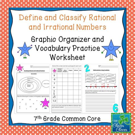 Etutorworld printable 8th grade math worksheets in the pdf format to download and work on. Rational and Irrational Numbers - Define and Classify ...