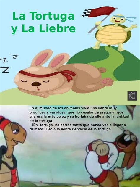 Cuento infantil (LA LIEBRE Y LA TORTUGA)