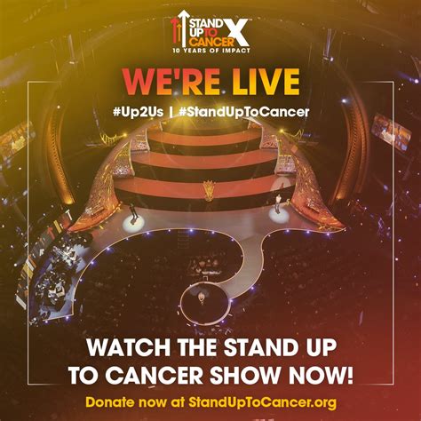 To create stand up2 cancer review we checked standup2cancer.org reputation at lots of sites, including siteadvisor and mywot. Stand Up To Cancer on Twitter: "EAST COAST! We're live ...
