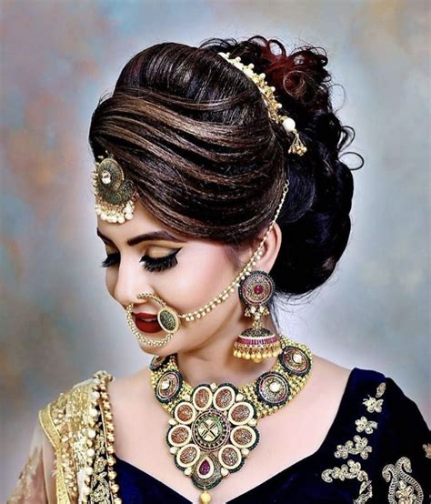 Marriage fashion trends continue fluctuating. Pakistani bridal makeup image by Karuna Thapa on Weeding ...