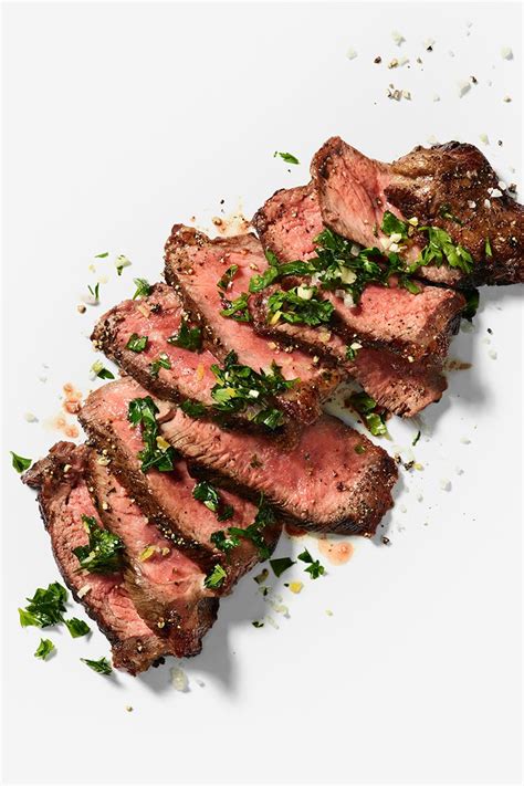 Heat a large cast iron skillet, over medium high heat, until smoking hot. Recipe: New York Strip Steak with Chimichurri | Whole food ...