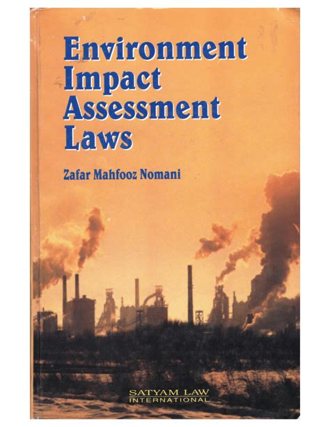 For the critical ecosystem partnership fund. (PDF) Environment Impact Assessment Laws