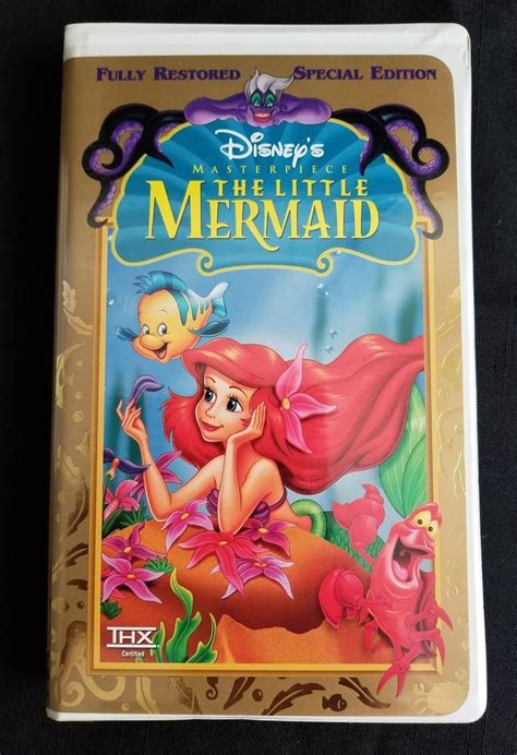 From 1998 vhs of the little mermaid. Walt Disney Fully Restored The Little Mermaid VHS 1998 ...