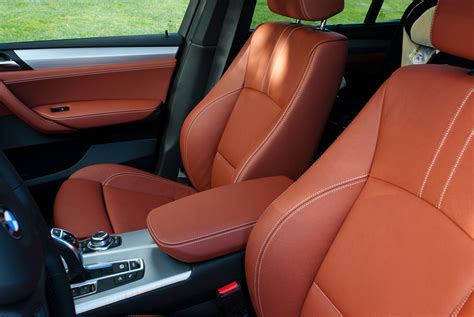 Take a look inside the bmw x3 interior. M-Sport Carbon Black w/ Chestnut Interior