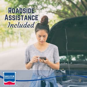 All Shelter Insurance auto policies include Roadside ...