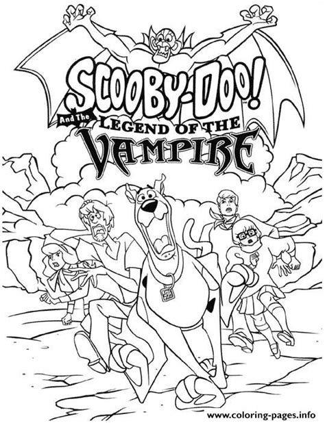 You want to see all of these holidays, halloween coloring pages, please click here! Scooby Doo S Vampire Halloweenba50 Coloring Pages Printable