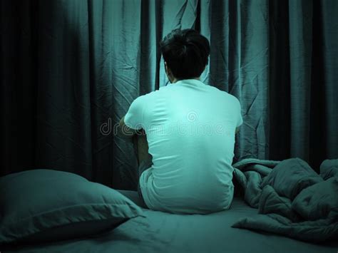 Concetto Di Depressione O Di Insonnia Immagine Stock ...