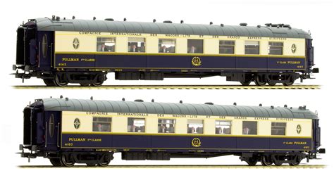 Lsmodels, le spécialiste du train miniature et du modélisme belge. LS Models Set of 2 Pullman cars type WP of CIWL - Cote d ...