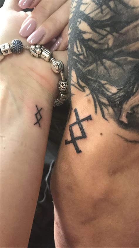 Rune alphabet and meanings | best tattoo design ideas. Matching symbol tattoo. Inguz rune (the 4 selves) (With images) | Tattoos, Symbolic tattoos, Ink ...